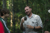 Dave Removes Bird from Net